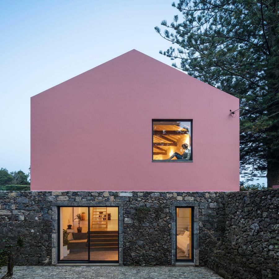 Ponta Delgada Pink House Azores מראה חיצוני תמונה